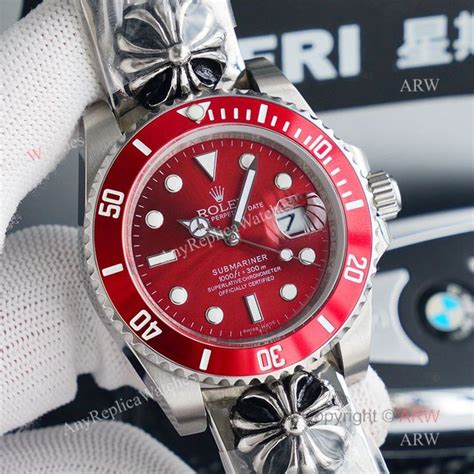 chrome hearts rolex red price|Chrome Hearts Rolex submariner.